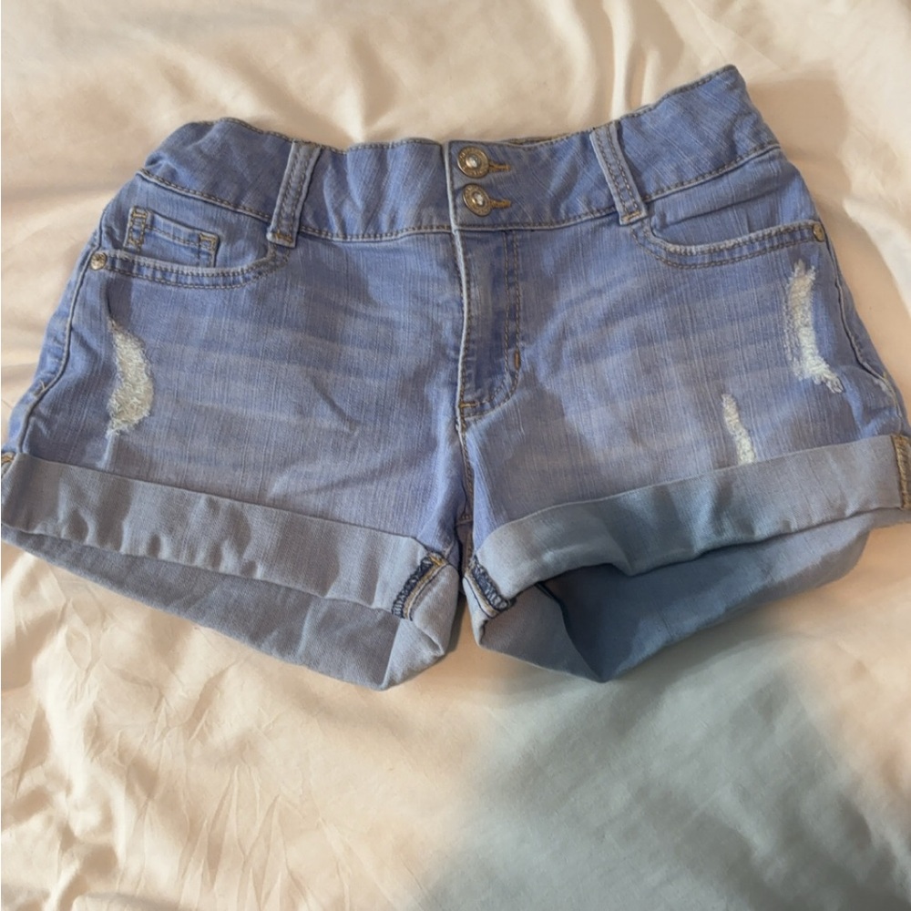 Denim Blue Kids Shorts